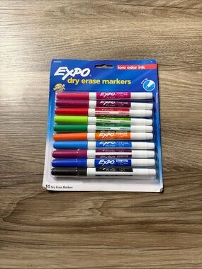 EXPO Fine Tip Dry Erase Markers - 10 Pack Multicolor